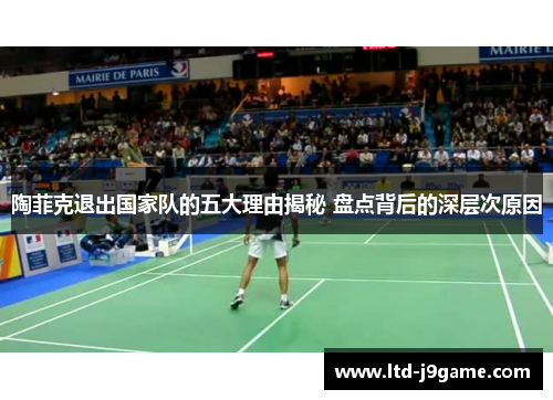 陶菲克退出国家队的五大理由揭秘 盘点背后的深层次原因