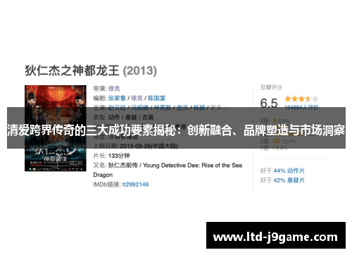 清爱跨界传奇的三大成功要素揭秘：创新融合、品牌塑造与市场洞察